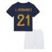 Frankrijk Lucas Hernandez #21 Babykleding Thuisshirt Kinderen WK 2022 Korte Mouwen (+ korte broeken)